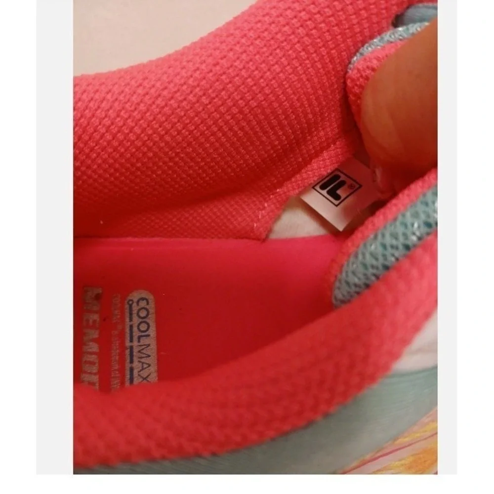 Fila Memory Advance Coolmax Sneakers Womens 9.5 Running Shoes Pastel Pink Colors